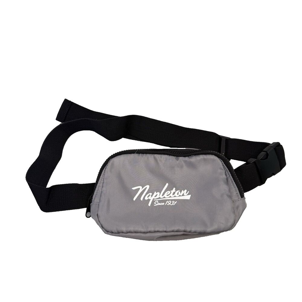 Napleton Since 1931 Gray Belt Bag Fanny Pack Crossbody Sling Travel Sport EUC - Picture 1 of 9